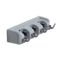 Soporte de plástico impermeable para fregona y escoba, gancho de almacenamiento para el hogar, adecuado para cocina y jardín - details 6