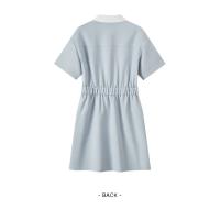 Vestido Semir para Mujer Cuello Abajo Estilizado y Dulce Cintura Ajustada Nueva Moda de Verano 2024 - details 10