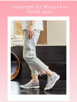 Nuevos zapatos deportivos versátiles puntiagudos zapatos de plataforma casual de las mujeres zapatos de las mujeres de moda marea - details 12
