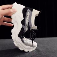 Zapatos deportivos de mujer de nuevo estilo primavera/verano 2025 - Zapatos de lona casuales de suela suave, transpirables y modernos, ligeros para correr con suela gruesa estilo papá. - details 1