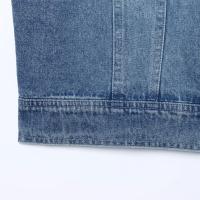 PB & ZA 2025 slim fit cuello en V casual versátil sin mangas chaleco corto de mezclilla top novedad de verano ropa de mujer - details 5