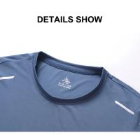 camisetas de secado rápido para correr para hombre, camisetas transpirables para senderismo y pesca, Camisa corta para deportes al aire libre de elasticidad suave, verano - details 10