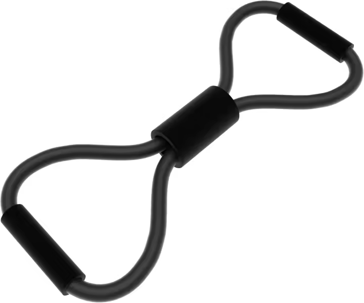 Juego de bandas de resistencia para hombres, banda de resistencia con asa, banda de ejercicio antirotura para entrenamiento de fuerza en el hogar - 1