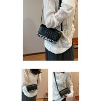 Nuevo bolso de mensajero de hombro cuadrado con estampado de letras - details 7
