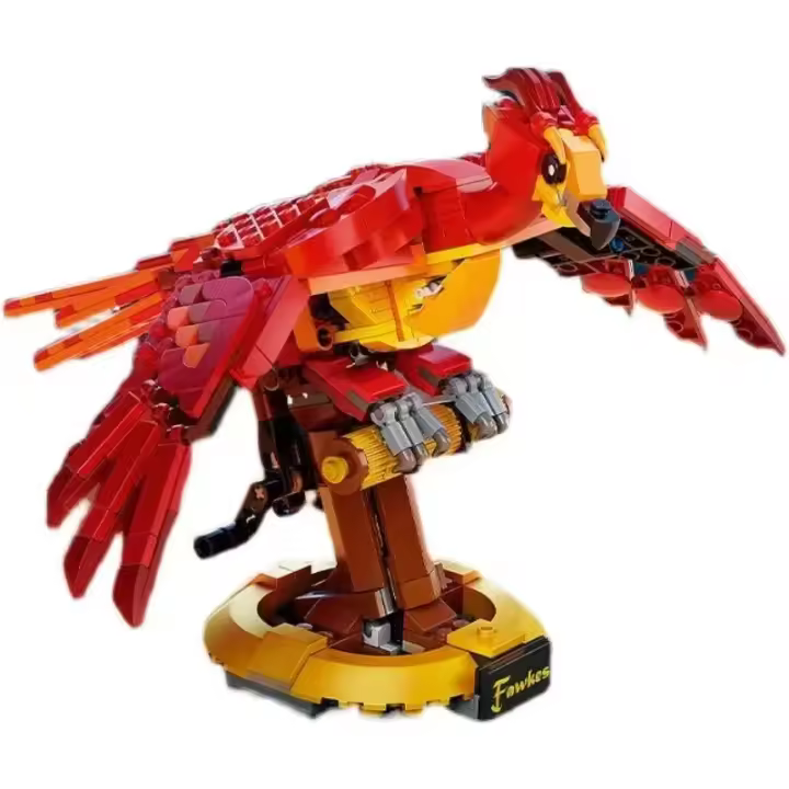 Juego Phoenix Modelo Fawkes 597pcs Juguetes EducativosCompatibles con Película Mágica - 1