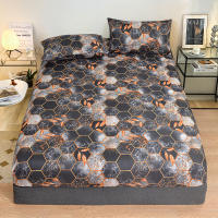 Bonenjoy-sábana con funda de almohada de estilo geométrico, Sábana bajera estampada, ropa de cama para el hogar, tamaño 90, 120, 150, 180 - details 1