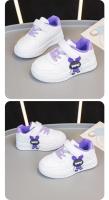 2025 primavera nuevos zapatos casuales para niños para niñas moda estilo coreano fondo suave antideslizante versátil Chic pequeños zapatos blancos - details 2