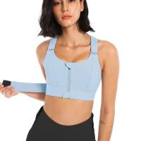 Sujetador Deportivo para Mujer Top Corto, Chaleco de Yoga con Cremallera Frontal - details 2