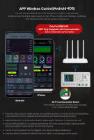 RD6018 RD6018W USB WiFi Control Digital fuente de alimentación, módulo reductor de voltaje de CC a CC, convertidor Buck, voltímetro 60V 18A - details 7