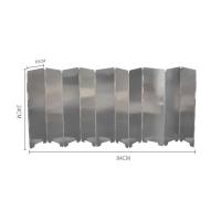 Cubierta para estufa de gas, 10 piezas, camping al aire libre, picnic, quemador de cocina, red, red a prueba de viento de aleación de aluminio - details 1