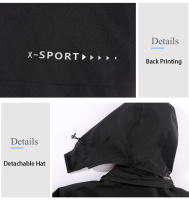 CHRLCK Chaqueta de Senderismo Impermeable A Prueba de Viento, Reflectante, Ideal para Acampar, Cazar, Correr, Trekking, Pesca - details 23
