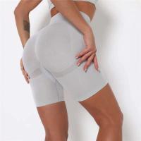 Pantalones cortos deportivos mejorados de yoga sin costuras para mujer, cintura alta, entrenamiento, ciclismo - details 26