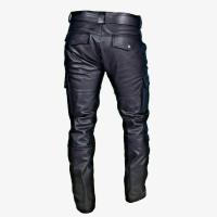 Nuevos pantalones de cuero casuales de PU de color sólido simple a la moda de talla grande para hombres talla S-5XL - details 5