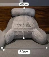 Cojín de respalda grande de látex Almohada cómoda para dormir y jugar en móvil - details 0