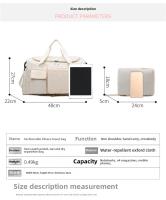Nueva Bolsa de Equipaje Ligera y Portátil Gran Capacidad Ideal para Viajes de Negocios, Fitness Deportivo Seca y Húmeda - details 1
