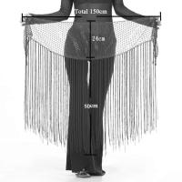 Nuevo estilo, accesorios, cadena de cintura con lentejuelas, ropa, pretina, bufanda con borlas para danza del vientre - details 0