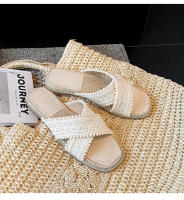 Sandalias De Pescador Tejidas Con Hierba Verano Para Mujer Nuevo Plano Sanya Nicho De Vacaciones De Viaje Zapatos Romanos Franceses - details 15