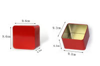 Caja de Almacenamiento de Metal Mini Cuadrada de Hierro Fundido para Dulces Chocolate Regalos Cajas de Té Bol de Sabón Pequeños Artículos Sundries - details 2