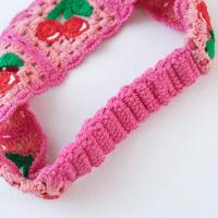 Diadema tejida de flores, banda para el cabello de estilo étnico bohemio colorido, accesorios para el cabello para niña, pañuelo de ganchillo hueco Pastoral para viaje - details 1