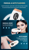 Depiladora IPL para hombres y mujeres, recortadora de Bikini, removedor de vello láser portátil permanente, indolora, utilizada en el hogar y los viajes, 999900 Flashes - details 8