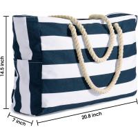 Bolsos de playa para mujer Bolso grande de playa impermeable Bolsos de playa con cremallera Bolso de piscina impermeable a prueba de arena Bolso grande - details 78