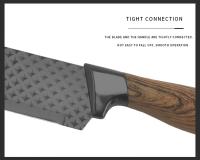 Juego de cuchillos de cocina de 6 piezas, especial de chef, cuchillo para cortar verduras, cuchillo para cortar huesos, cuchillo para frutas, tijeras multiusos y cuchillo para frutas, juego de cuchillos de cocina saludables adecuados para el hogar, cocina - details 4