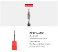 Broca de Diamante KADS para Uñas de Acero Inoxidable Limpiador de Piel Muerta Herramientas de Manicura y Pedicura Moldeadoras de Archillas - details 2