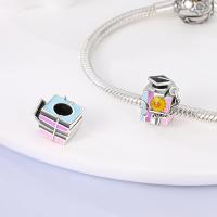 Colgante de luciérnaga que brilla en la oscuridad, cuentas de plata 925, compatible con pulseras originales, collar, regalos de Navidad, joyería para niña - details 2