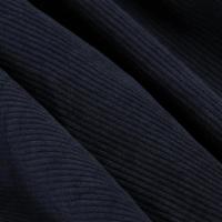 Terciopelo Acanalado - Suave y Confortable - Puff Pera con Relleno de Espuma Incluido, Óptimo Apoyo para la Espalda - Bean Bag, Sofa Puff Gigante (100 cm, Azul Marino) - details 7