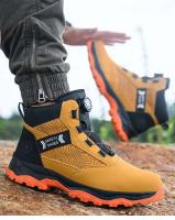 Zapatos Universales de Seguridad para Hombres Cabeza de Acero, A Prueba de Golpes, Antideslizantes, Hebilla Giratoria, Resistentes al Desgaste - details 24