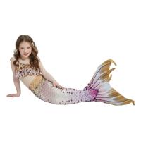 Nuevo traje de baño para niños niña traje de baño de sirena sirena princesa sirena traje de rendimiento - details 1