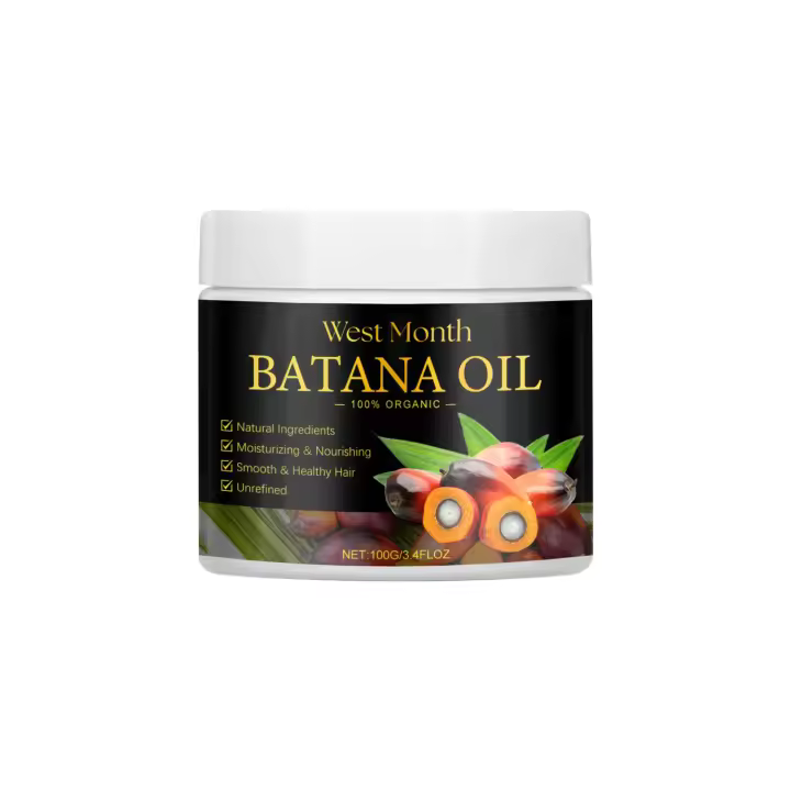 La mascarilla de cuidado con aceite de Batana repara el cabello seco y encrespado, nutritiva, suave, cómoda y reafirmante - 1