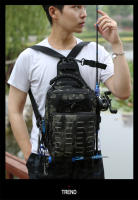 Mochila Táctica de Láser para Pesca con Bolsillo Molle para Viajes al Aire Libre Camping Senderismo Ciclismo Bolso de Mano para Señuelos y Rodillo de Pecho - details 14