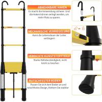 Escalera Telescópica de Aluminio Extensible, Antideslizante, Multiusos Carga de 150kg - details 16