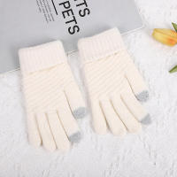 Guantes de invierno de jacquard para mujer, guantes cálidos para andar en bicicleta, correr, conducir, hacer senderismo - details 4