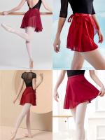 Falda corta de ballet de color sólido, falda de entrenamiento de gimnasia para práctica, falda de playa con envoltura de cadera, ropa de mujer. - details 4