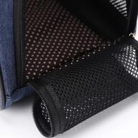 Bolso de transporte para mascotas, mochila transpirable para gatos y perros pequeños, bolsas de viaje salientes con cinturón - details 10