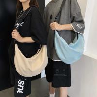 Bolso de hombro con cremallera de viaje impermeable de nailon estilo japonés Harajuku Unisex de gran capacidad de Color sólido para hombre - details 7