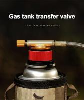 Convertidor para acampar, quemador, junta, adaptador de contenedor, accesorios para estufa de gas al aire libre, adaptador de llenado de propano - details 0