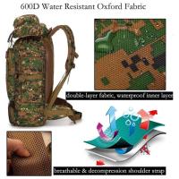 Gran Capacidad Impermeable Camuflaje Montañismo Bolsa de Ocio Táctica Mochila Deportes al Aire Libre Senderismo - details 1