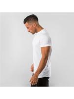 Moda Masculina Slim Fit Camiseta de Manga Corta para Fitness Diseño Muscular para Corredores - details 21
