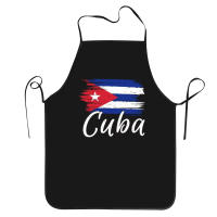 Delantal de Cocina con Bandera de Cuba Havana Unisex para Chefs, Horneados, Jardineros - details 7