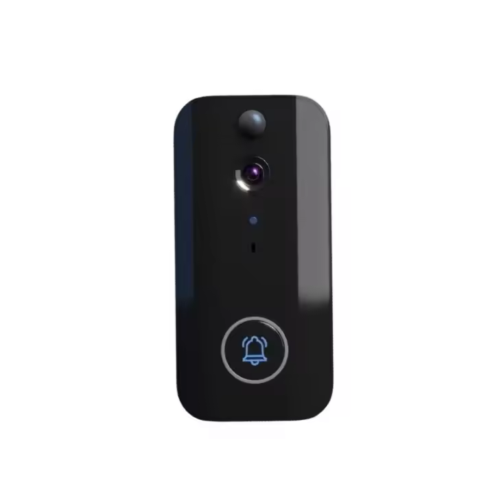 Mirilla con camara remoto monitor interfono inalambrico para casa Timbre inteligente - 1