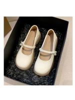 Mary Jane zapatos de las mujeres de suela plana solo zapatos verano 2025 nuevos dos desgaste un pedal con falda suave zapatos pequeños de cuero - details 22
