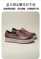 Nuevos zapatos de cuero para hombre, de cuero genuino de alta gama, zapatos de cuero vacuno puro con suela blanda - details 1