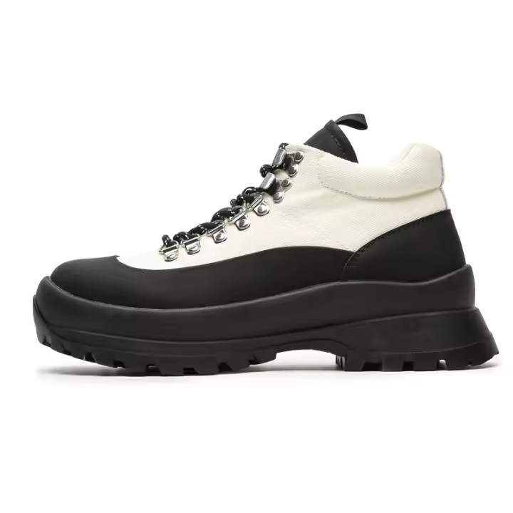 Nuevos zapatos de senderismo de caña baja para actividades al aire libre, zapatos de hombre con suela gruesa que aumentan - 1
