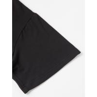 Camiseta deportiva informal de manga corta de verano para hombre, con costuras tricolores y cuello en V con muescas, estilo Henry - details 24