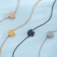 Collar de urna con huella de pata de mascota de acero inoxidable, joyería conmemorativa de cenizas de mascota impermeable, Mini collar de cremación de cenizas a prueba de polvo - details 10