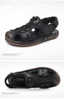 Sandalias de los hombres de cuero Baotou Casual zapatos de playa de los hombres de verano al aire libre deportes río seguimiento fresco zapatillas antideslizantes zapatos de los hombres - details 18