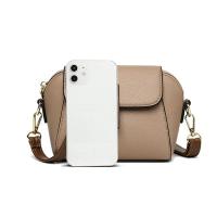 Bolso De Hombro Casual En Cuero PU Para Mujer Color Sólido Bolso Cruzado Con Cierre De Hebilla Y Cremallera - details 14